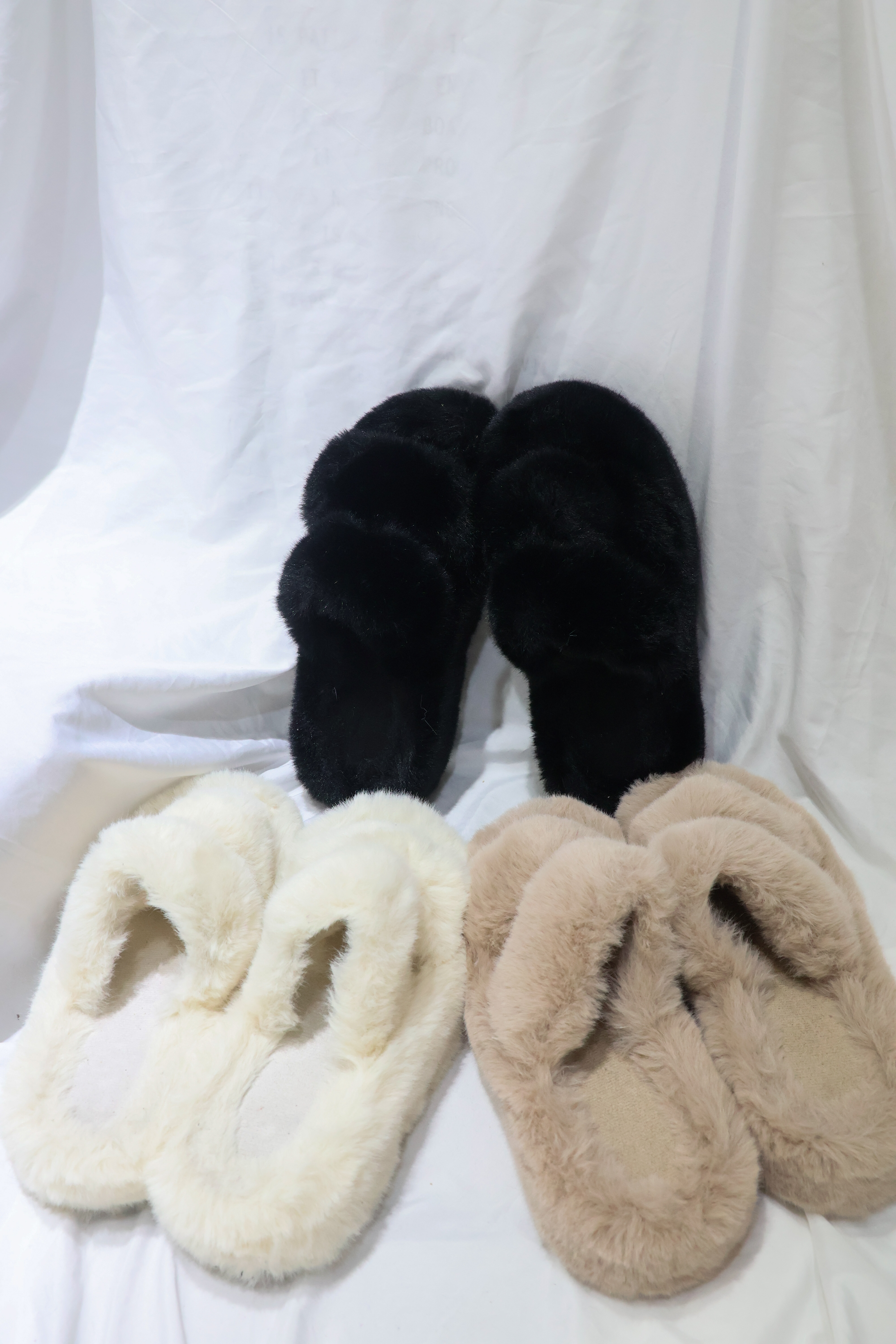 可愛爆擊🤎毛毛厚底拖