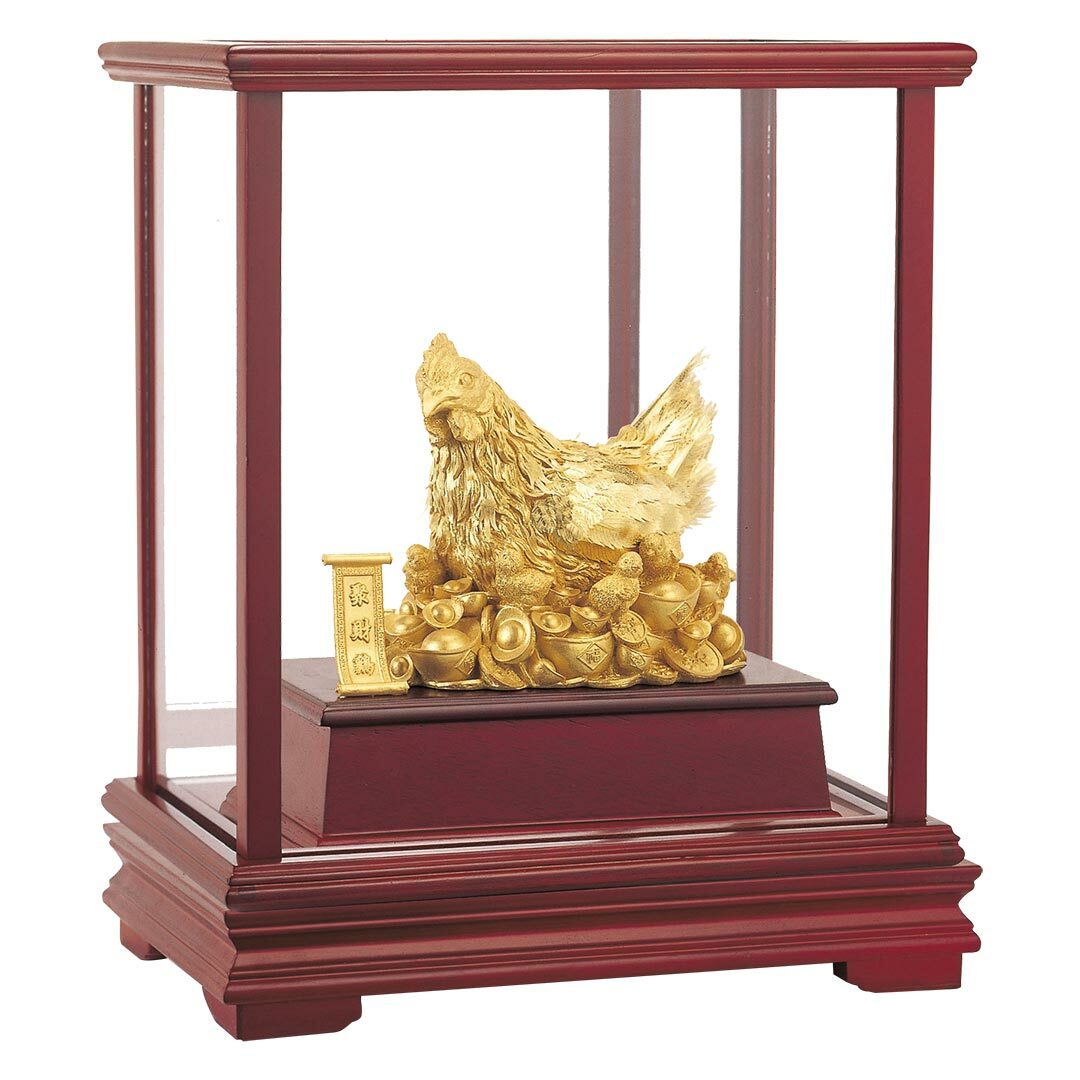 聚財金雞│開業開市、開幕喬遷推薦│小櫥窗│客製化禮物