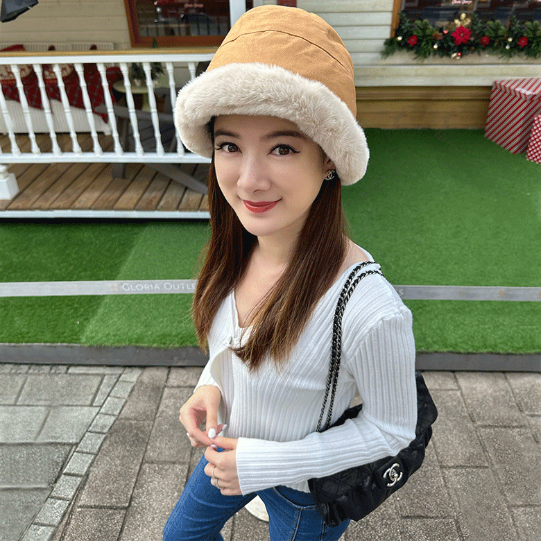 毛毛愛斯基摩人帽