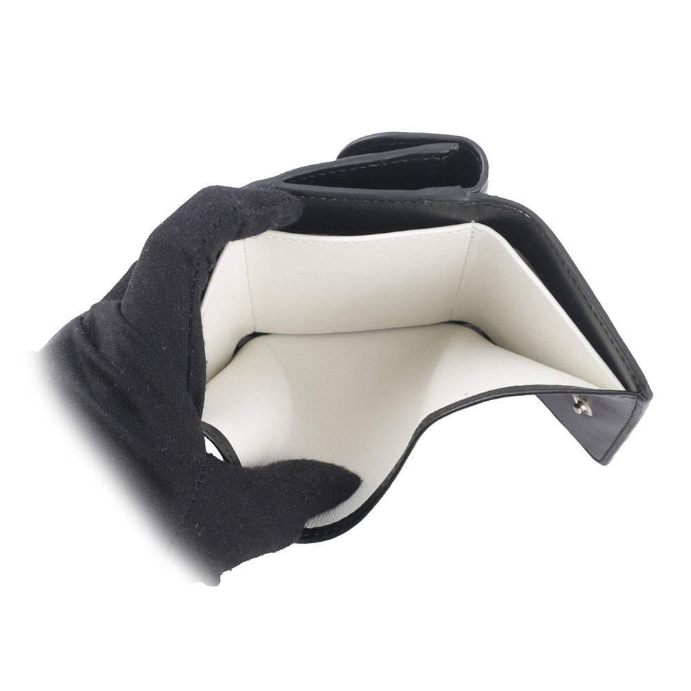 【CHLOE'】Sense 刺繡標誌小款三折短夾(黑色) CHC23AP875I10 001