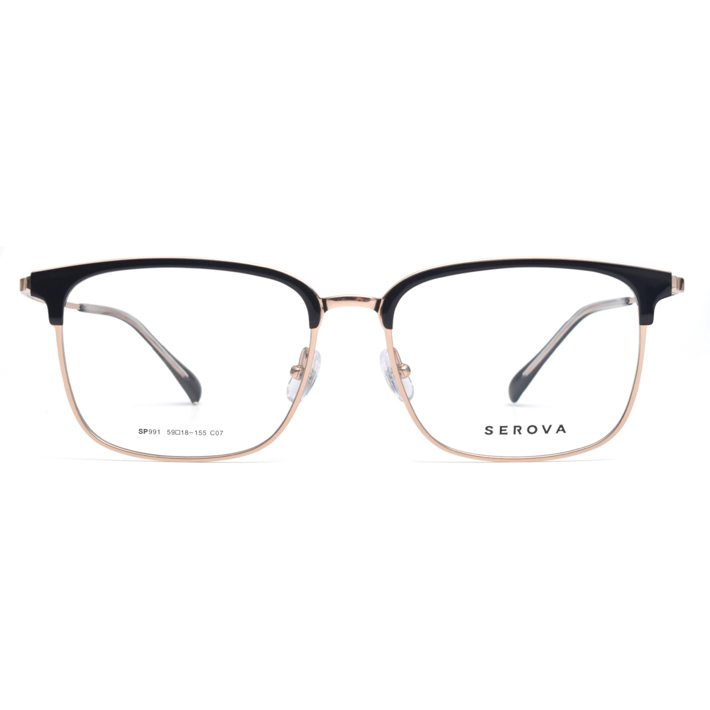 【SEROVA】SP991 輕盈鈦系列 休閒眉框光學眼鏡
