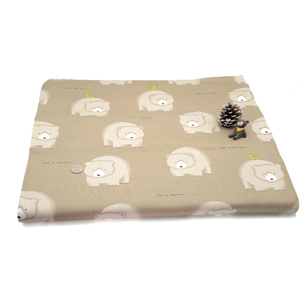 進口棉布R231105(一尺)可愛熊