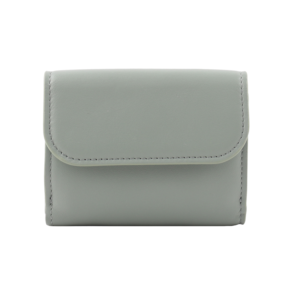 【CHLOE'】Sense 刺繡標誌小款三折短夾(海灣綠) CHC23AP875I10 38U