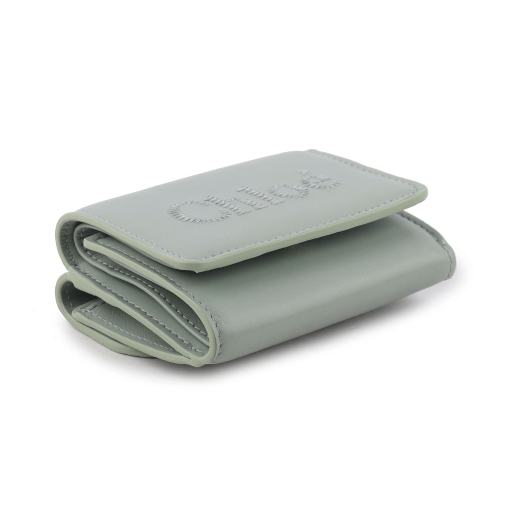 【CHLOE'】Sense 刺繡標誌小款三折短夾(海灣綠) CHC23AP875I10 38U