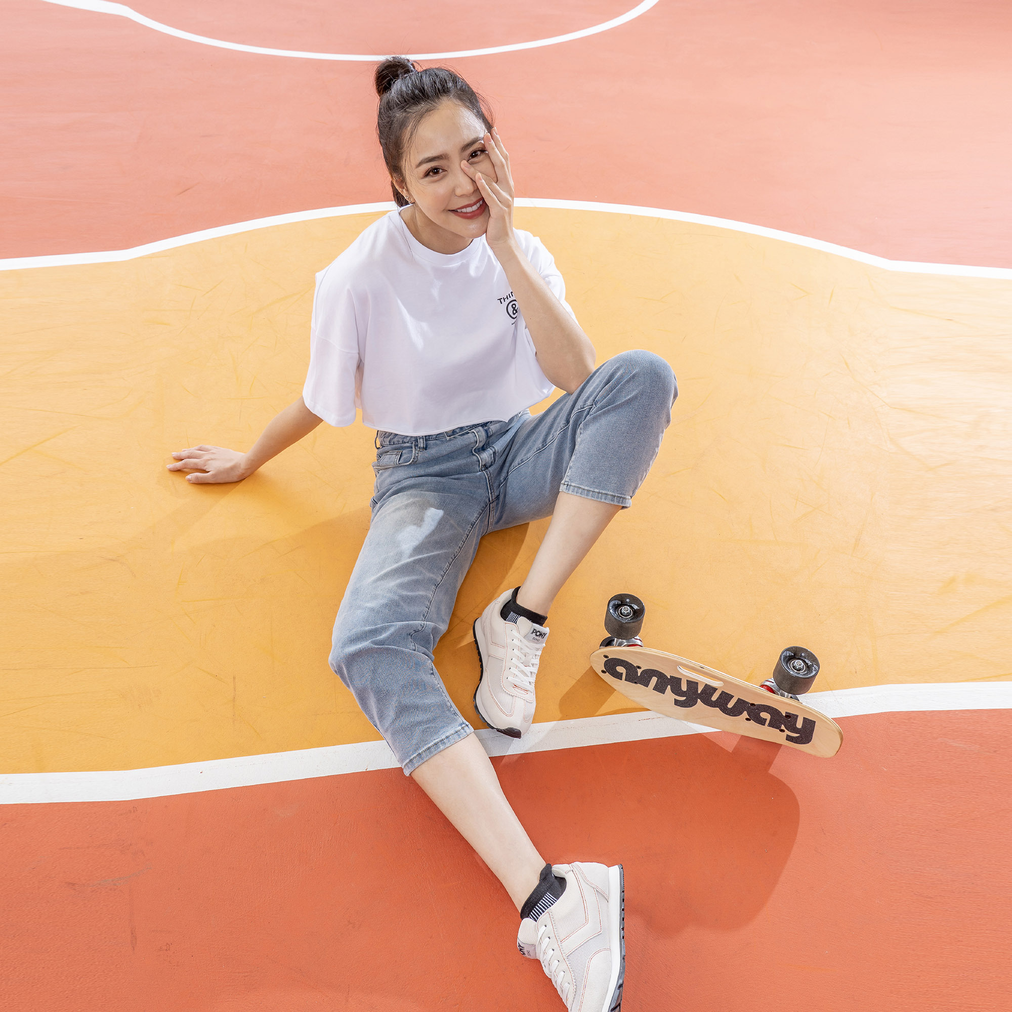 《虹Niji》雙側減壓運動襪-疾風黑-船型-M〈除臭/厚底〉