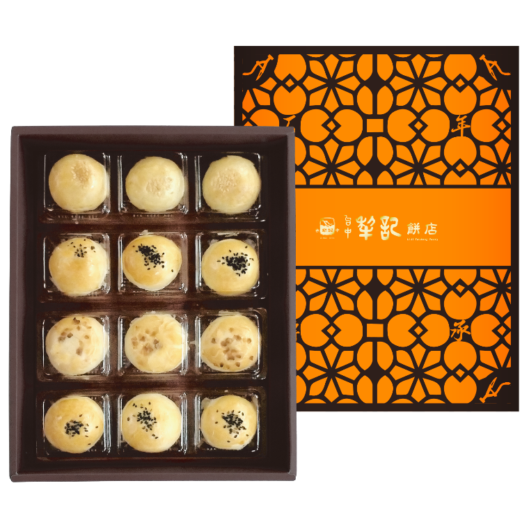 台中犂記-綜合蛋黃酥12入禮盒