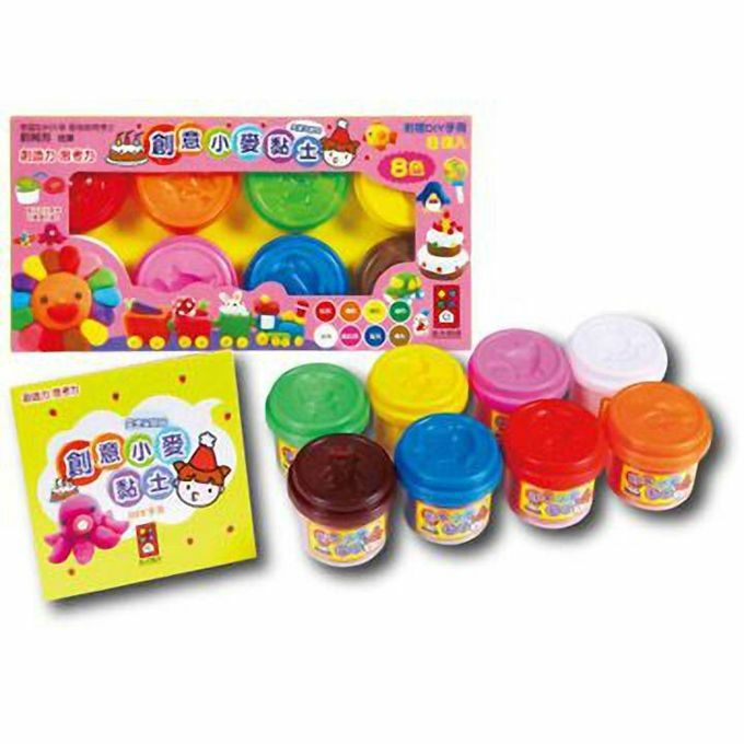 《 風車出版 》  創意小麥黏土8色*新版*