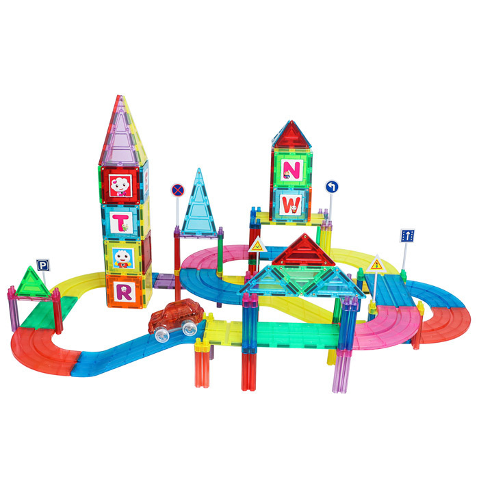 《 風車出版 》  FOOD超人創意磁力片-百變極速賽車