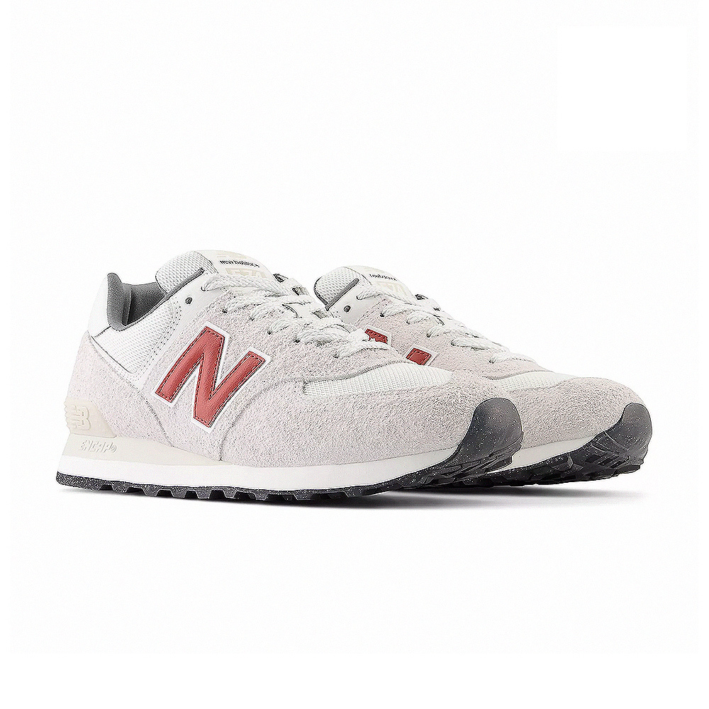 New Balance NB 574 男女 白紅色 復古 休閒鞋 U574SOR