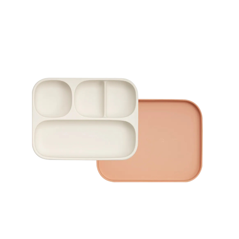 MOYUUM 白金矽膠吸盤式餐盤盒