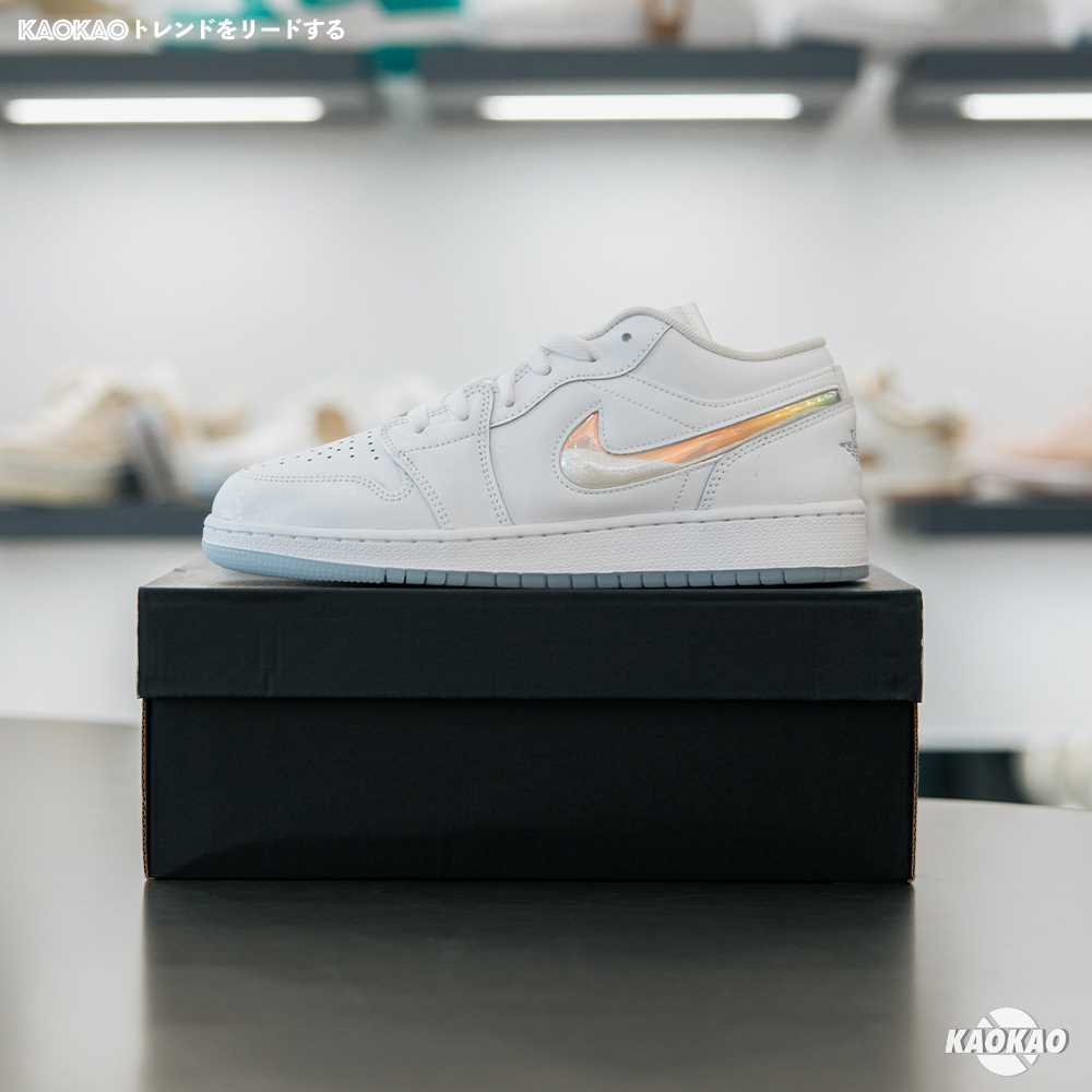 女款NIKE AIR JORDAN 1 LOW GS 流沙白【FQ9112-100】