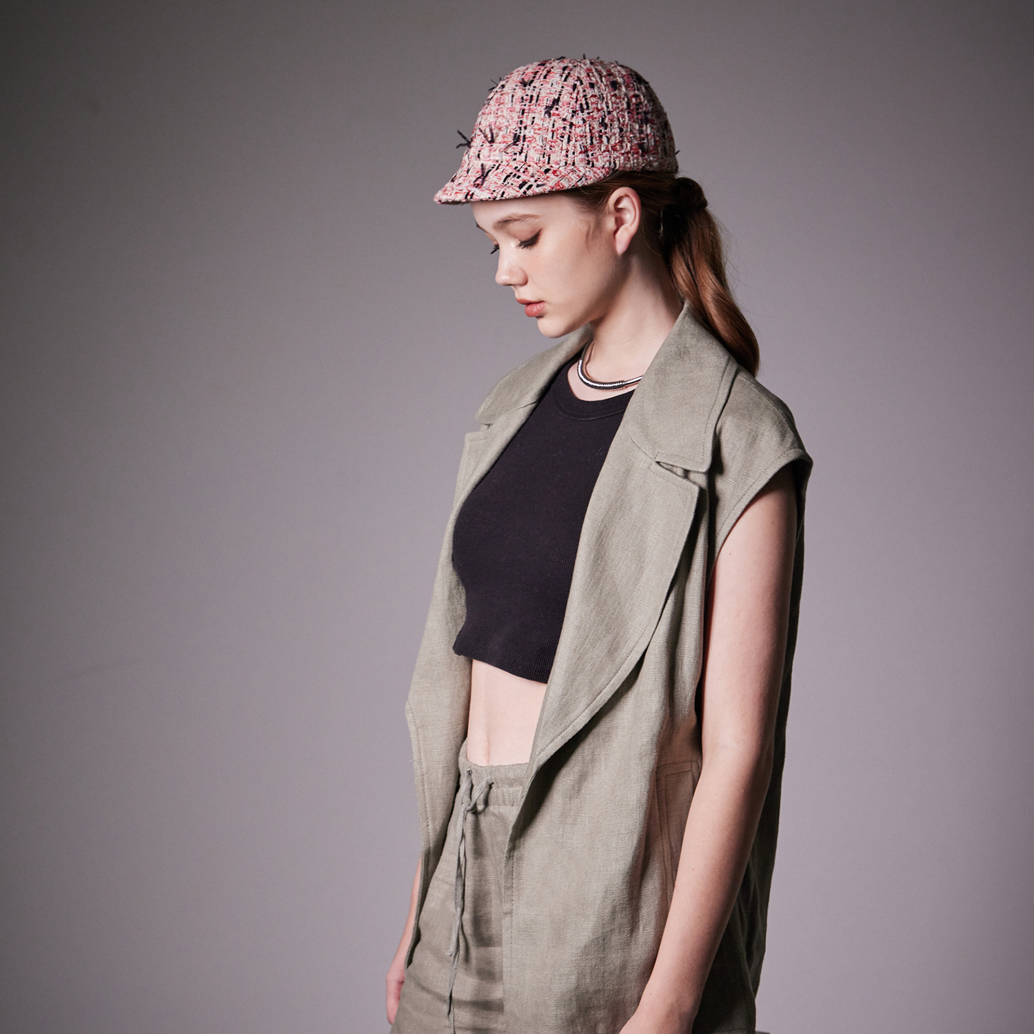 Millie Cap - Red Multi