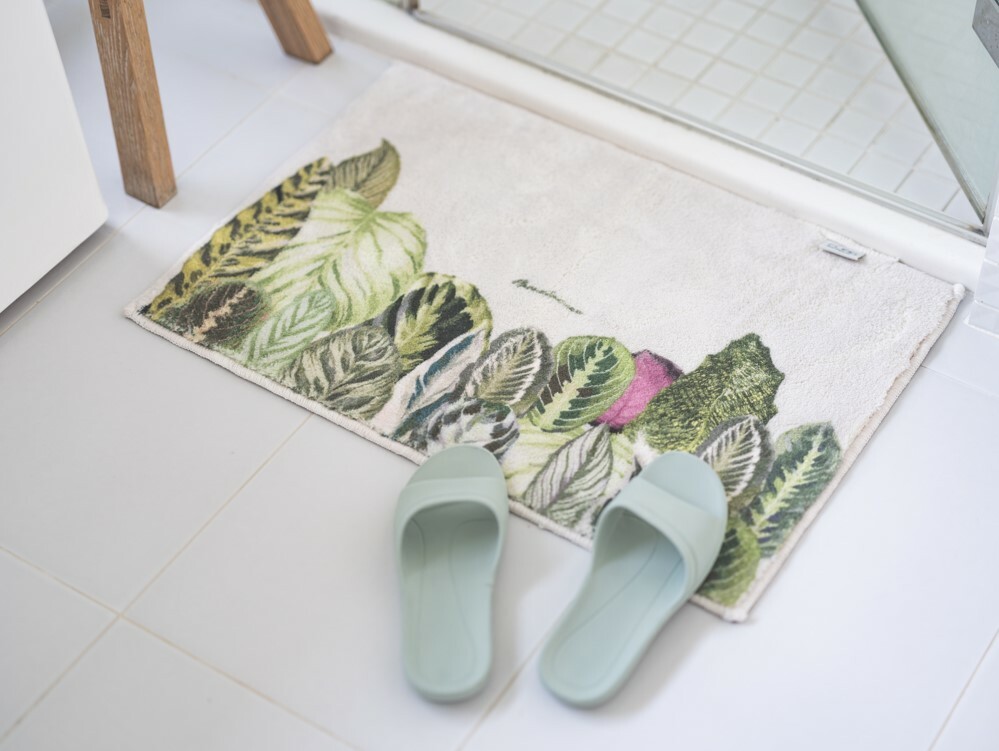 台灣 CLING植琢｜竹芋系列-仿羊絨腳踏墊