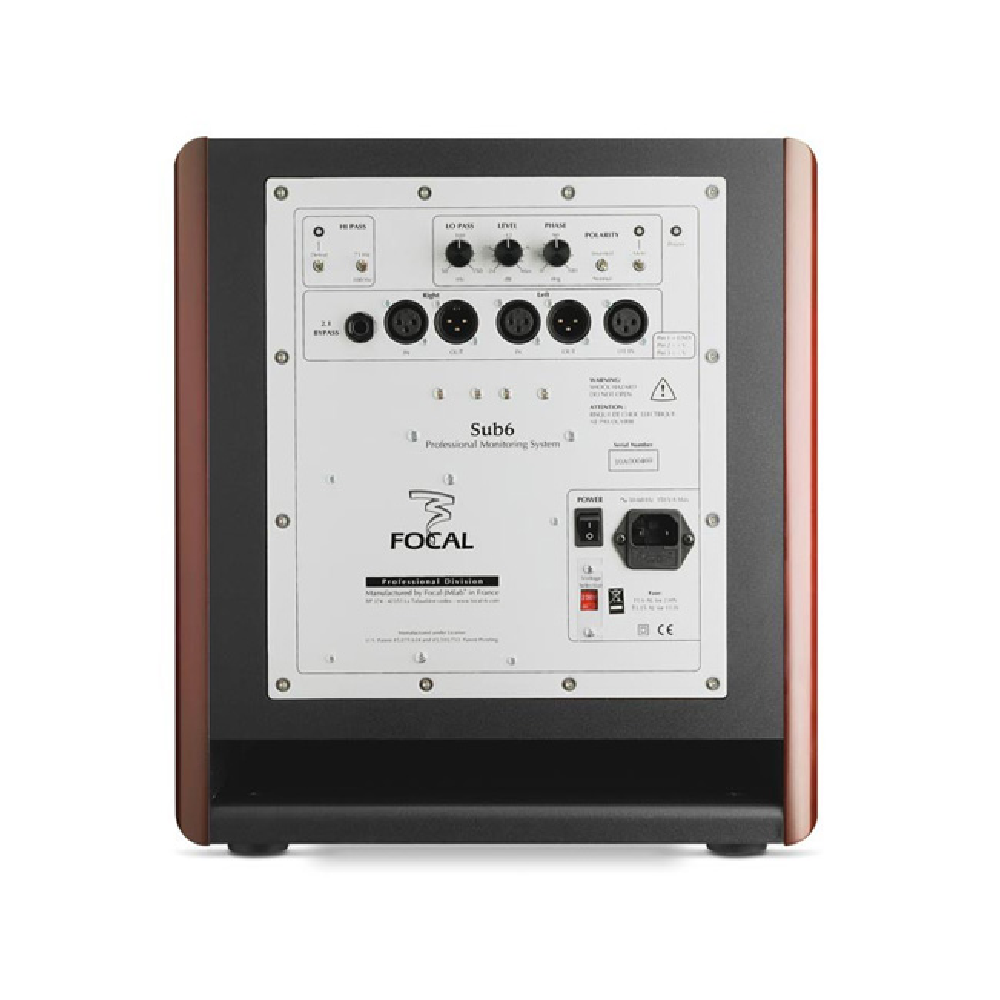 Focal Focal / Sub 6 11吋 主動式重低音錄音監聽喇叭(11吋,350W)(支) 第 4 張圖片｜三峽錄音 / 音響