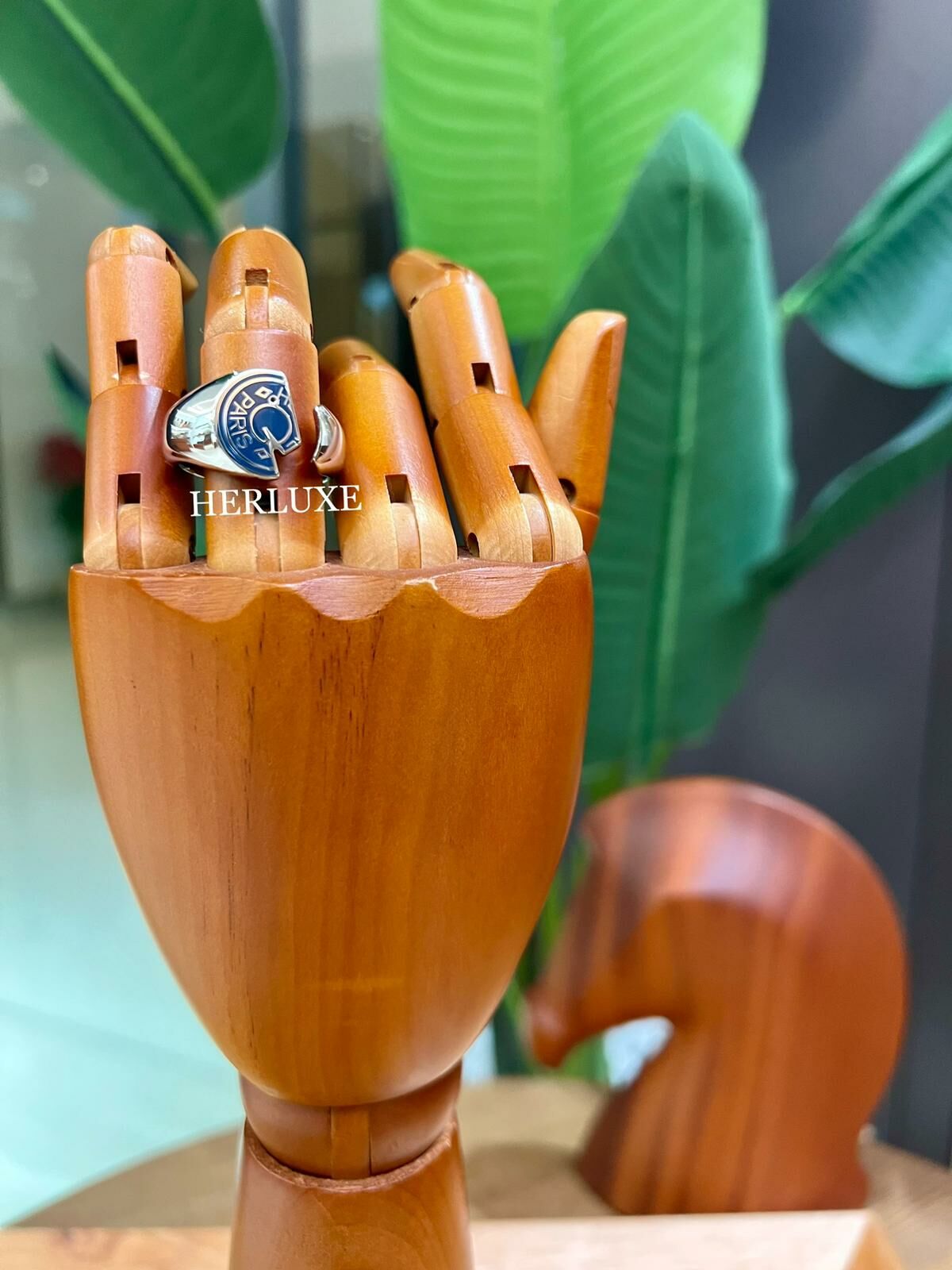 Carrousel ring bleu size 62 63