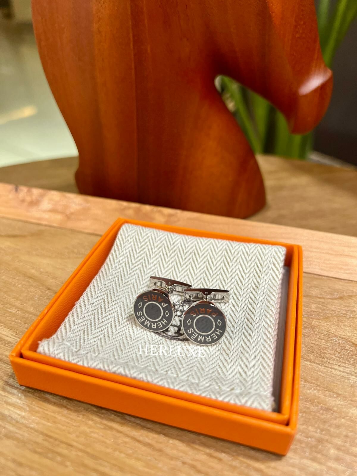 Licol 2 cufflinks etain ck