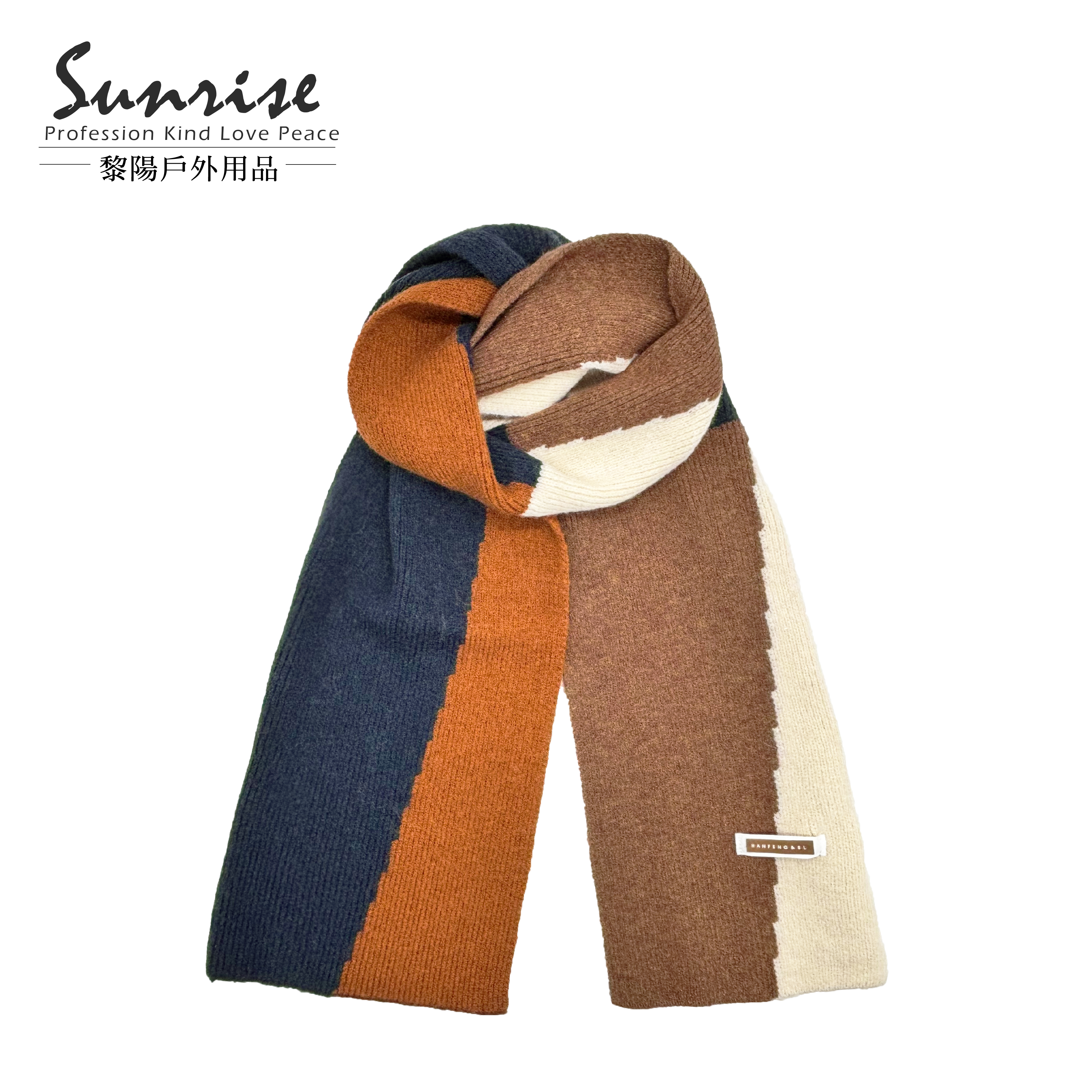 四色拼接親膚保暖圍巾 (2色) 圍巾/保暖/圍脖/休閒旅遊 43CXZ27568