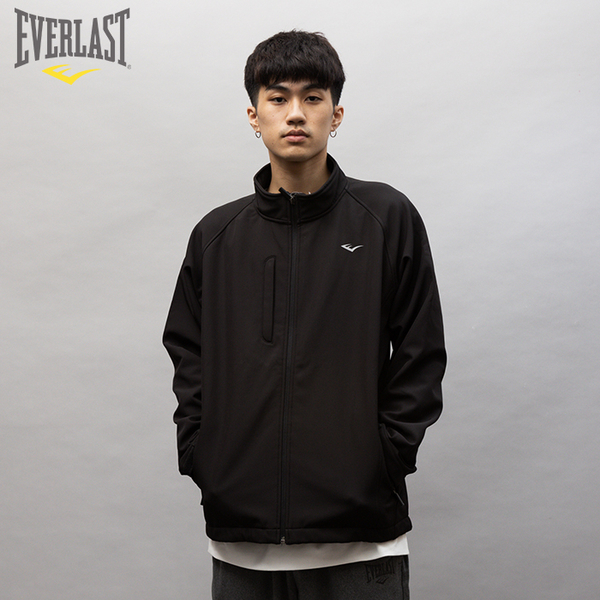 EVERLAST 外套 黑 防風 防潑水 透氣 合身外套 男 4951146120