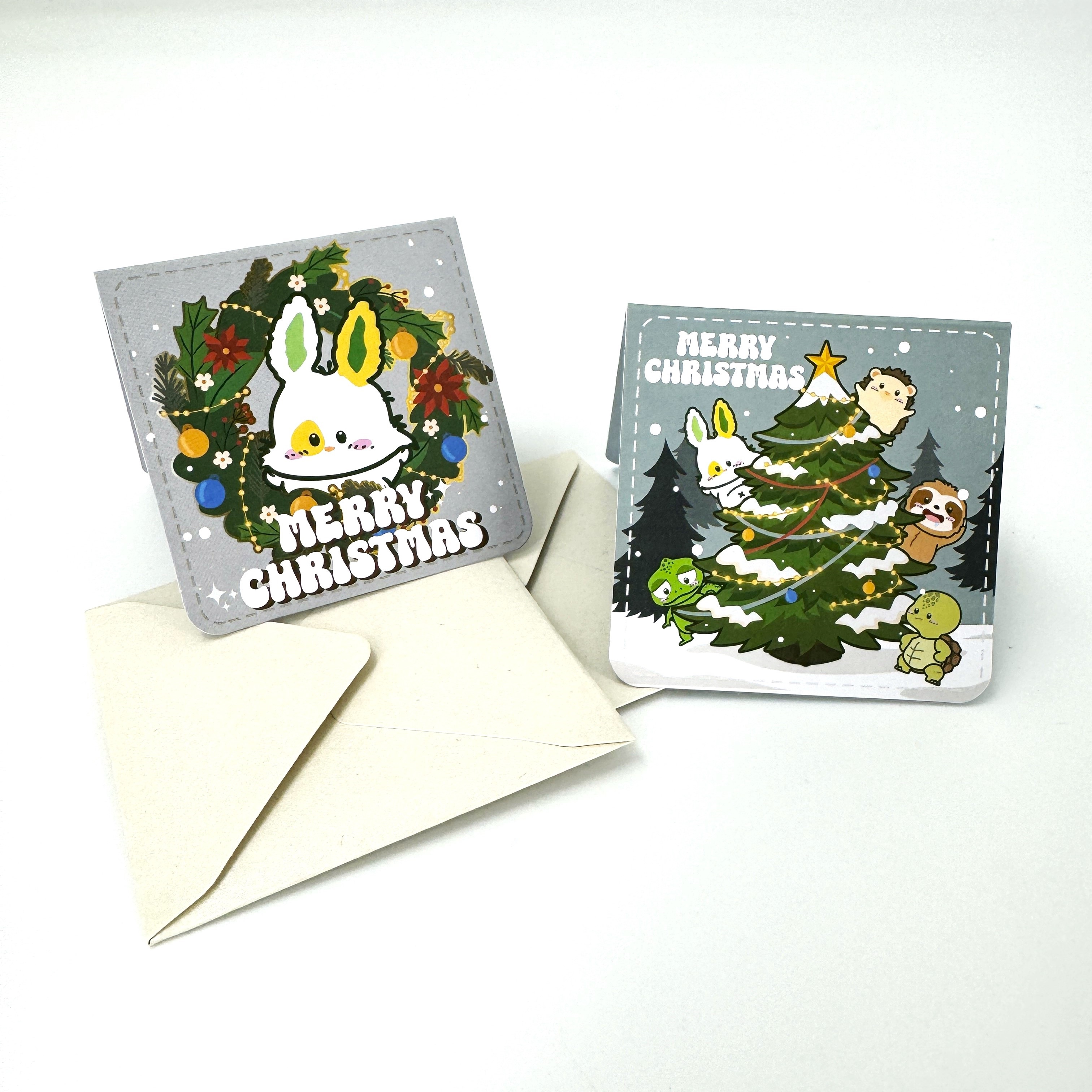 Team Green Robbi Christmas mini Card