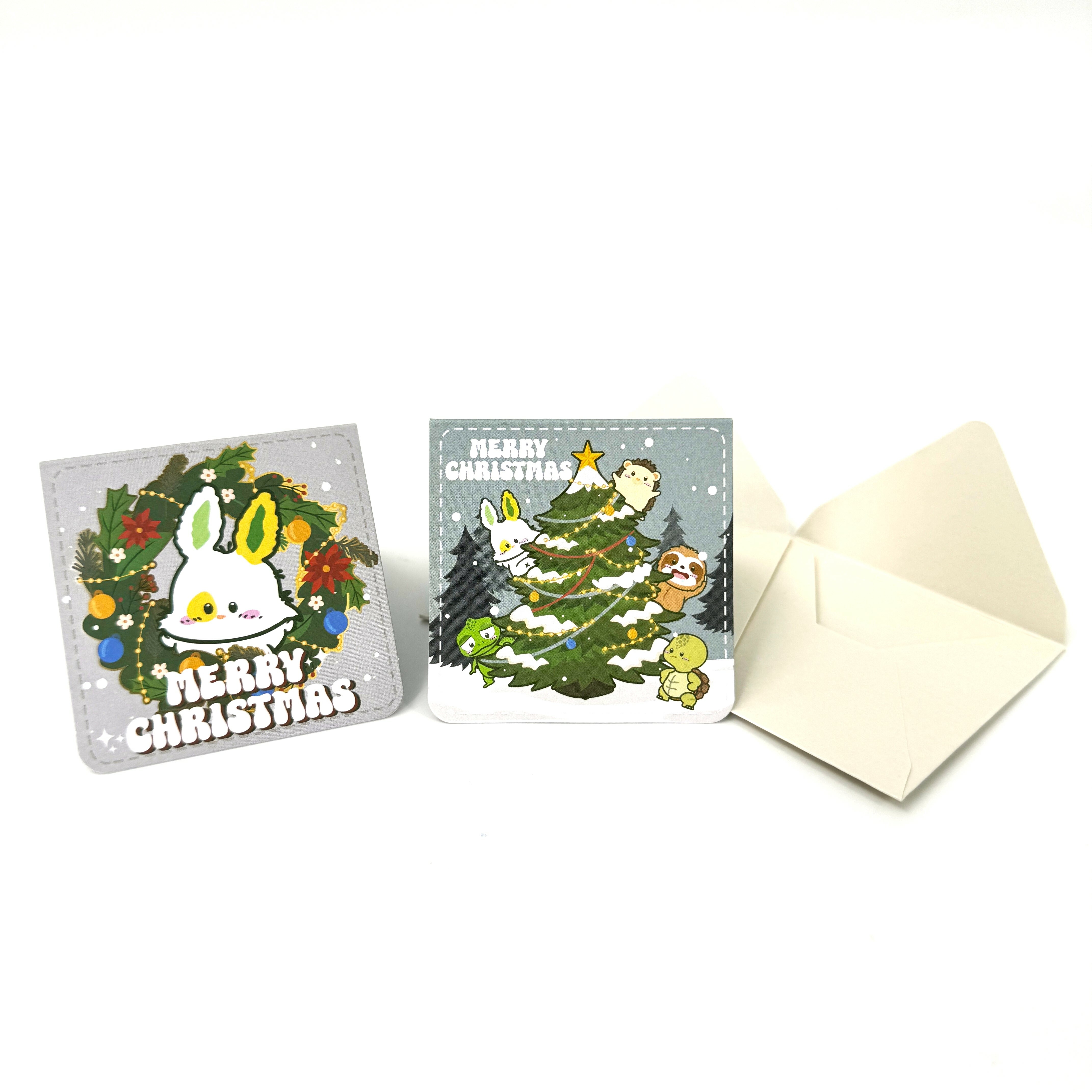 Team Green Robbi Christmas mini Card