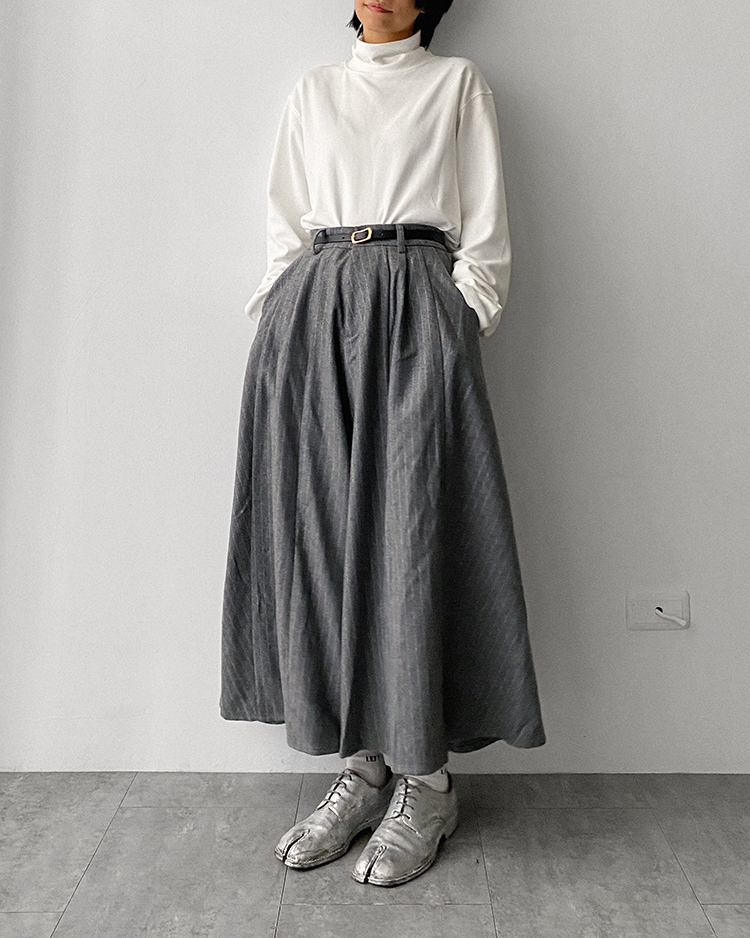 MFT-2409 磨毛高領T恤 ᴡʜɪᴛᴇ