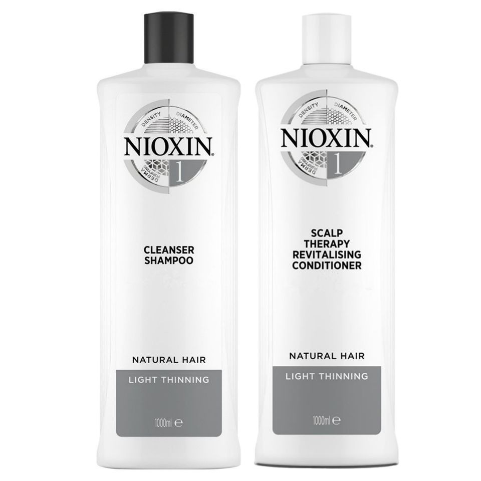 NIOXIN - 麗康絲1號防脫髮洗護套裝 1000ml + 1000ml