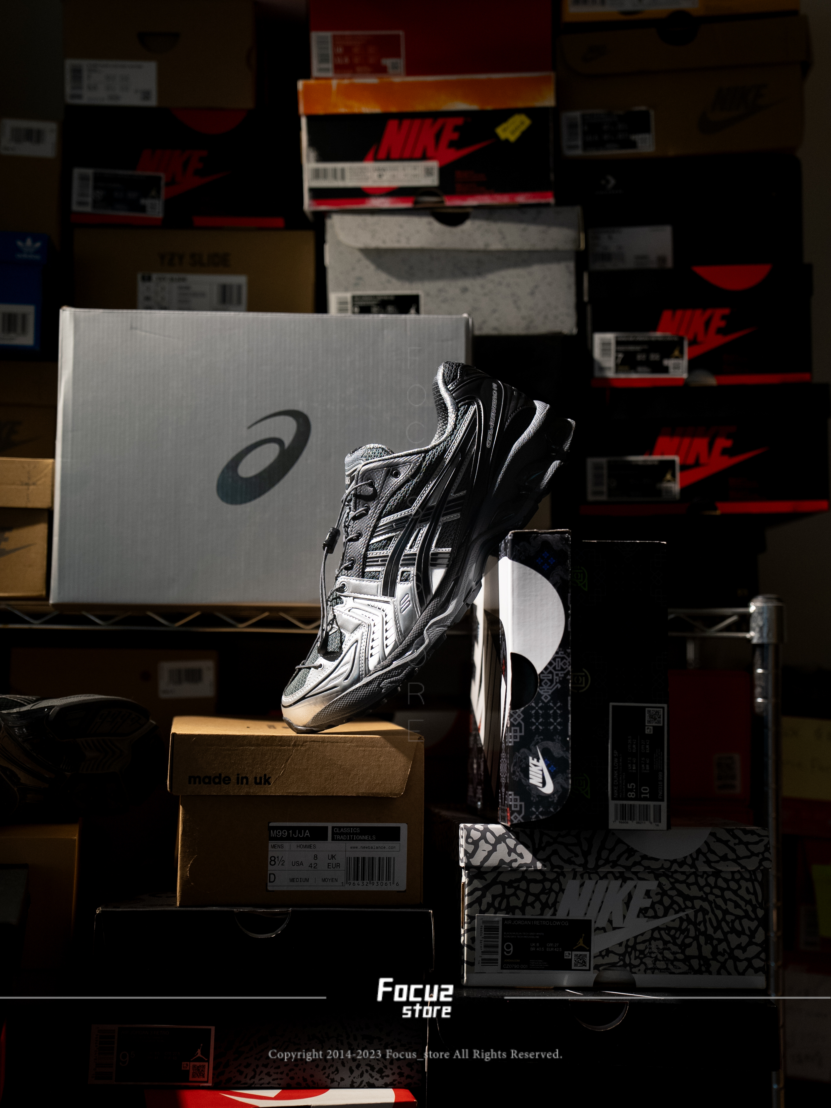 【Focus Store】現貨秒發 Unaffected x Asics Gel-Kayano 14 "Black Silver" 黑銀色  1201A922-020