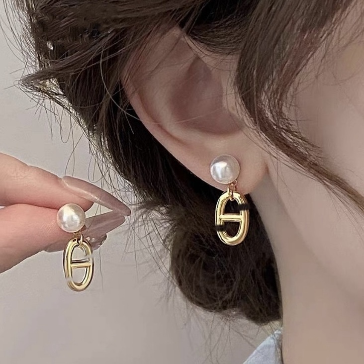 金豬鼻珍珠小墜