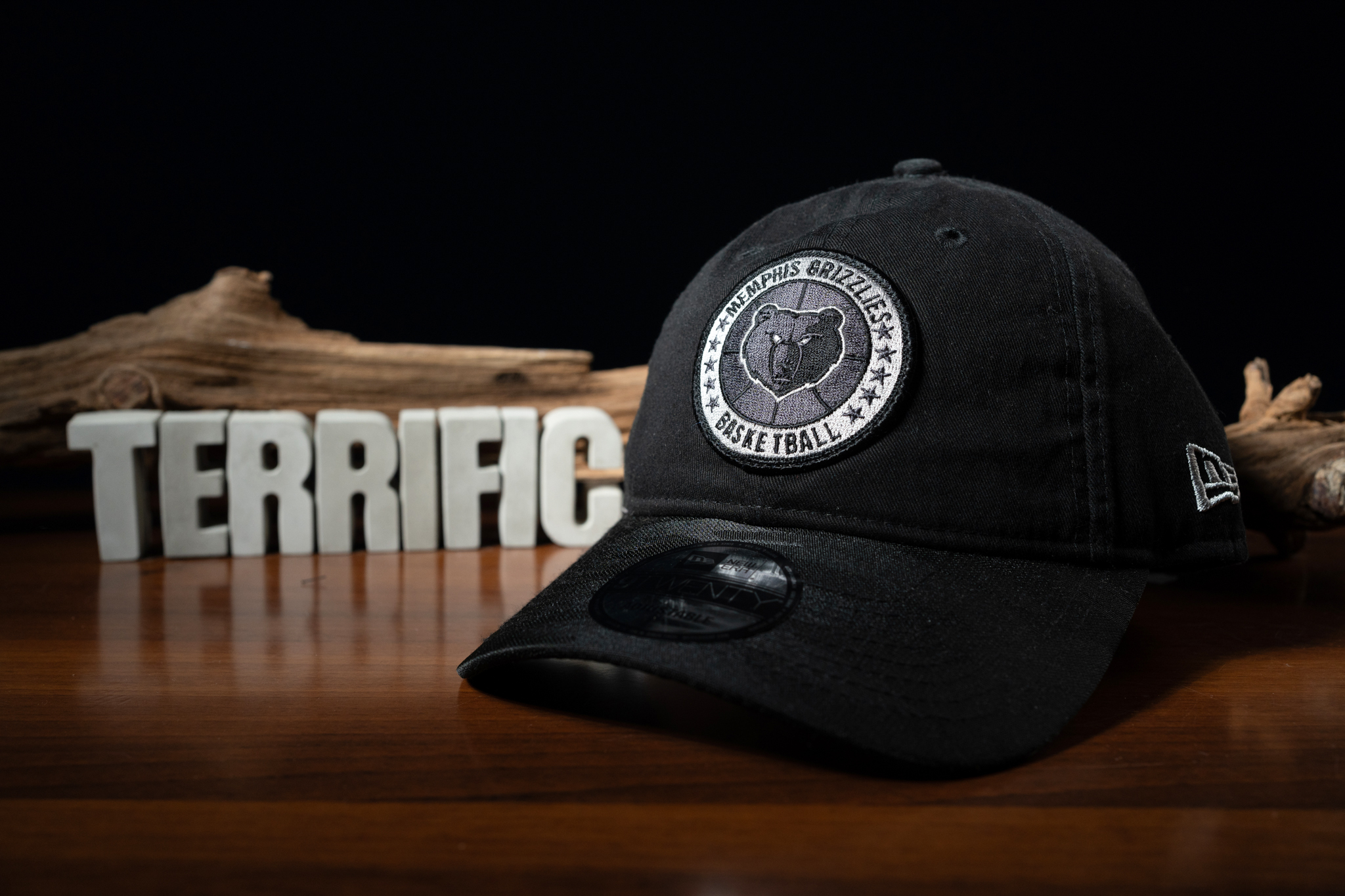 NBA帽子 Memphis Grizzlies 曼非斯灰熊 黑灰隊徽 老帽 New Era 9TWENTY 可調式 全新