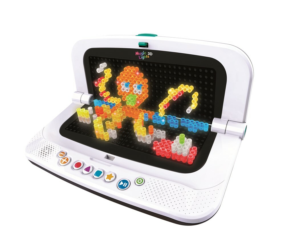 《 英國 Vtech 》 3D魔法拼豆互動學習機