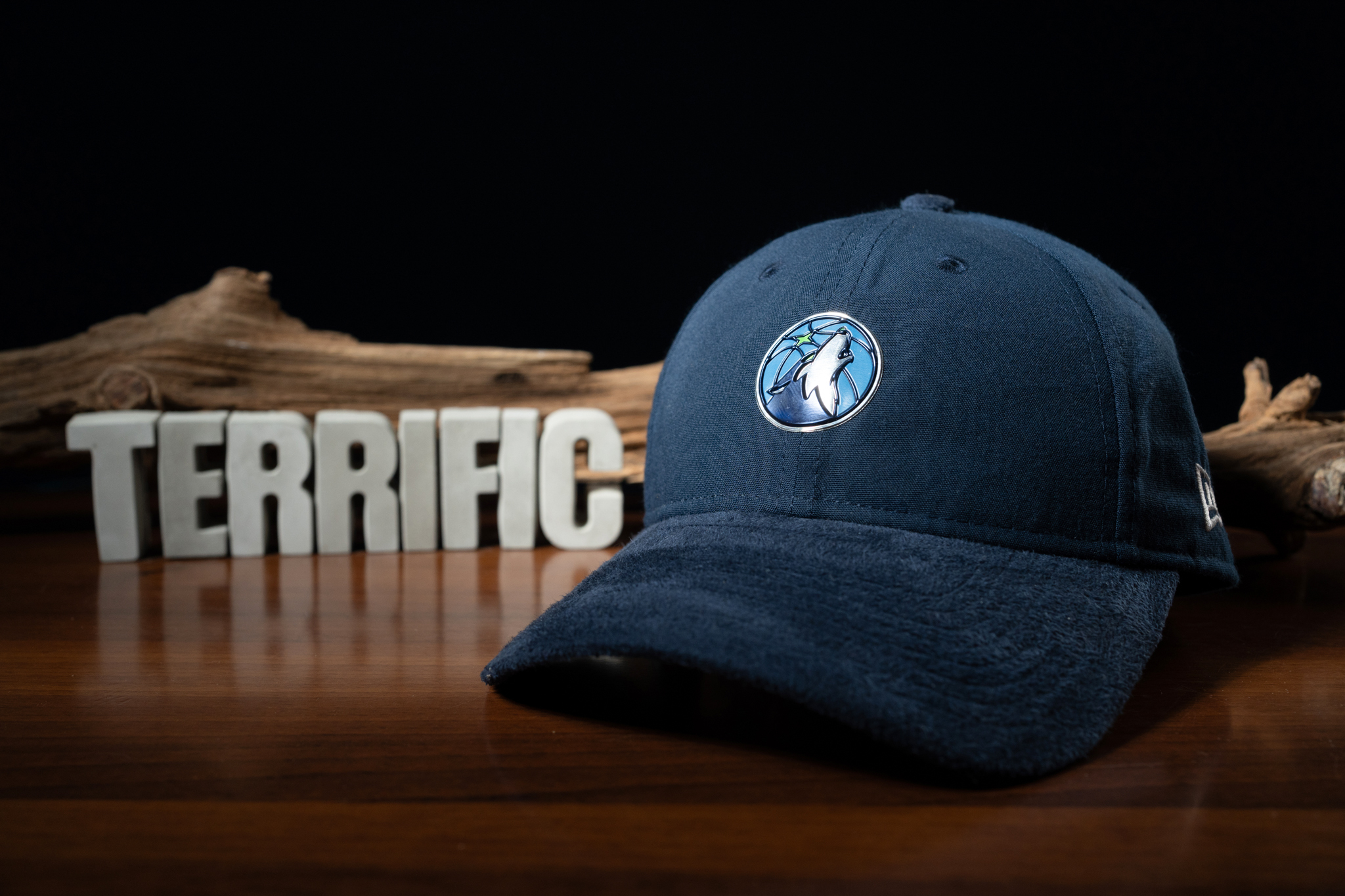 NBA帽子 Minnesota Timberwolves 明尼蘇達灰狼 亮面小隊徽 絨毛帽沿 老帽 New Era 9TWENTY 可調式 全新