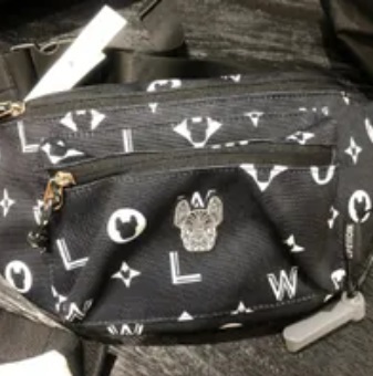 [S] LIFEWORK RADOK WAPPEN HIP SACK,PATTERN BLACK, LW245BG94091F (SLW400)