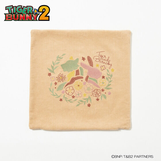 Pbandai 預訂2024/3月 ONOFFYFREE TIGER＆BUNNY2 エンブロイダリークッションカバー 咕臣套