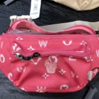 [S] LIFEWORK RADOK WAPPEN HIP SACK,PATTERN PINK, LW245BG94095F (SLW401)