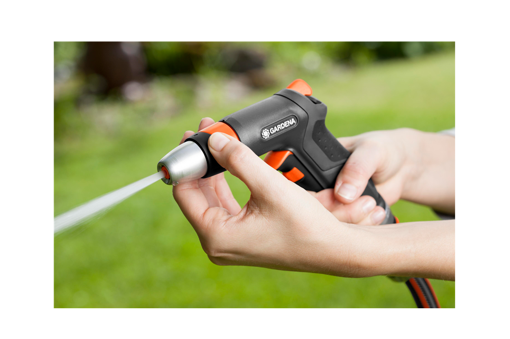 "GARDENA" 德國合金款可調清洗槍(2功能)(彩色卡紙裝)(5個/盒)-[18305]