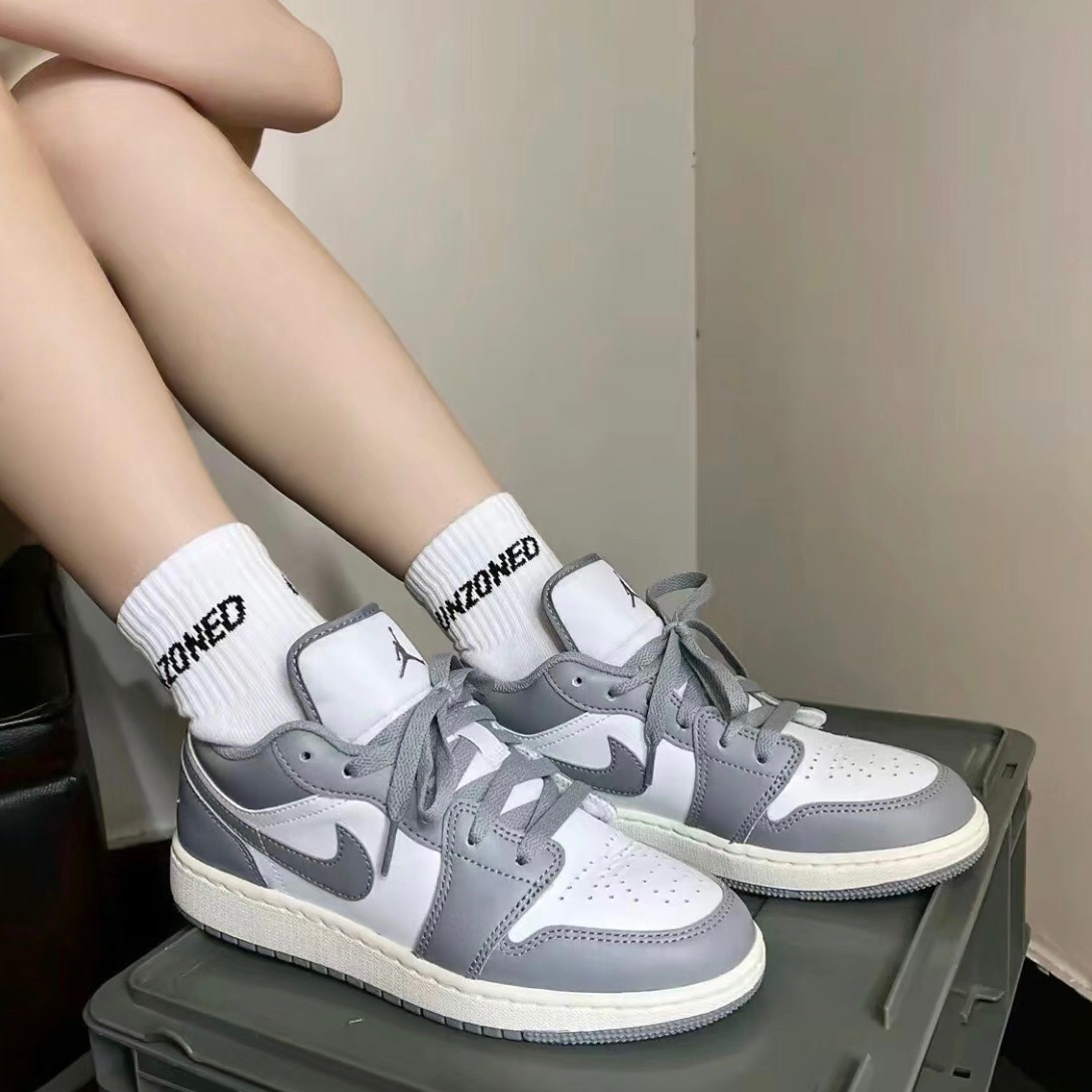 MISS|NIKE AJ1 LOW灰白復古小迪奧