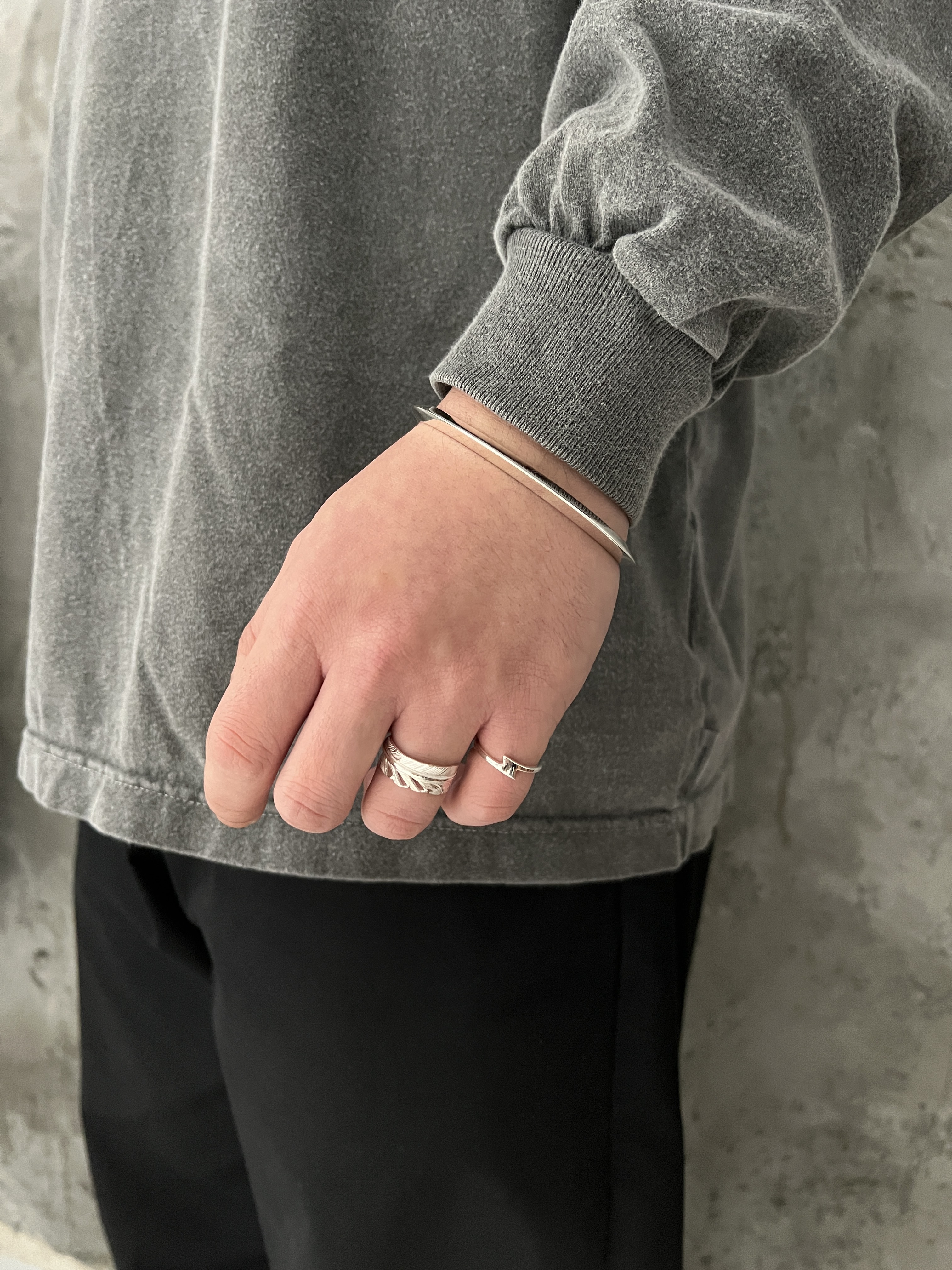 Wakan Sliver Smith Feather ring (Brand New)