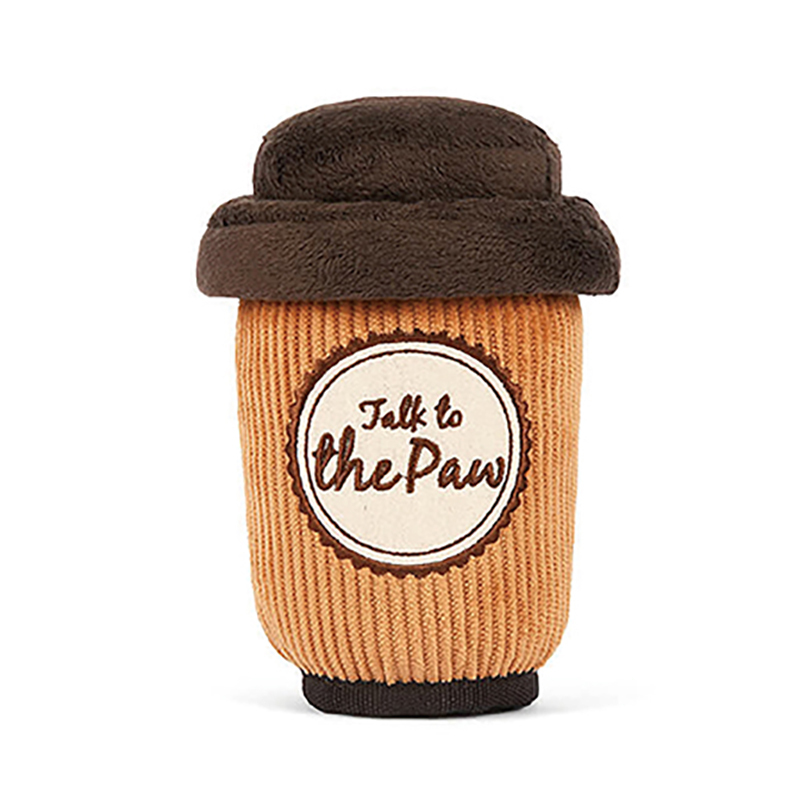 【寵物陪伴、抗憂鬱玩具】P.L.A.Y. 小狗咖啡館-拿鐵