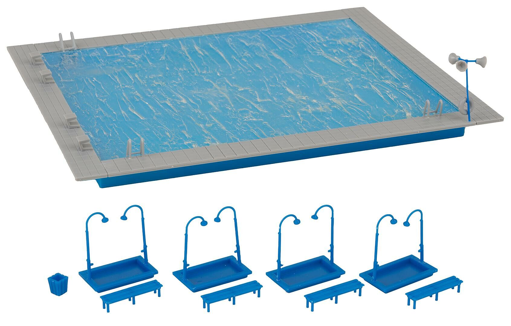 Faller 190136 HO規 Leisure time 泳池 套件