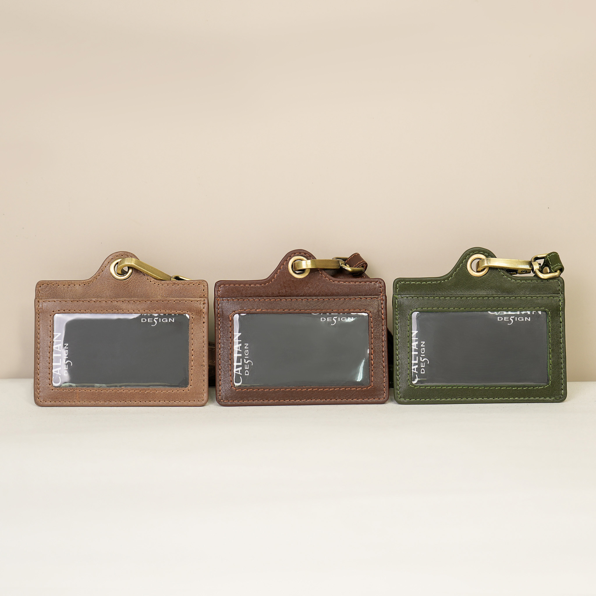 真皮簡約橫式證件套 -四色(075174)