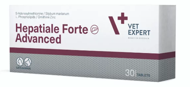 VetExpert Hepatiale Forte Advanced 30 tablets (4 Boxes)