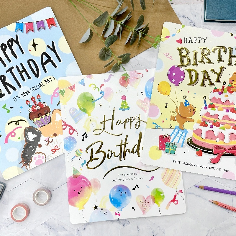 四季紙品 大開生日卡 【BK9036】