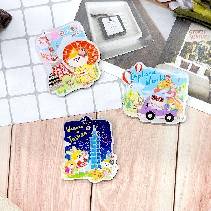 四季紙品 超值造型磁鐵  【CT005A-X2】