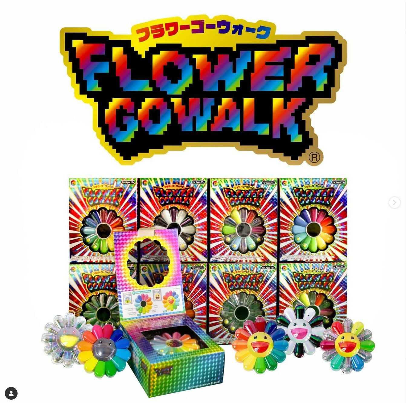 村上隆/ FLOWER GOWALK COLOR 🌼New Version