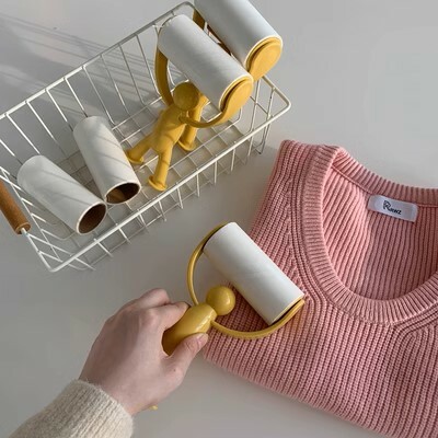 《3369》造型可站立滾筒除塵捲(替換附五卷)