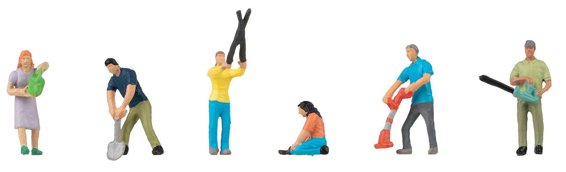 Faller 151686 HO規 In the allotment 農事中的人