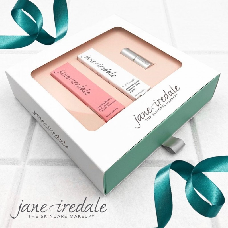 Jane Iredale 潤唇膏1+1再送MINI版聖誕套裝