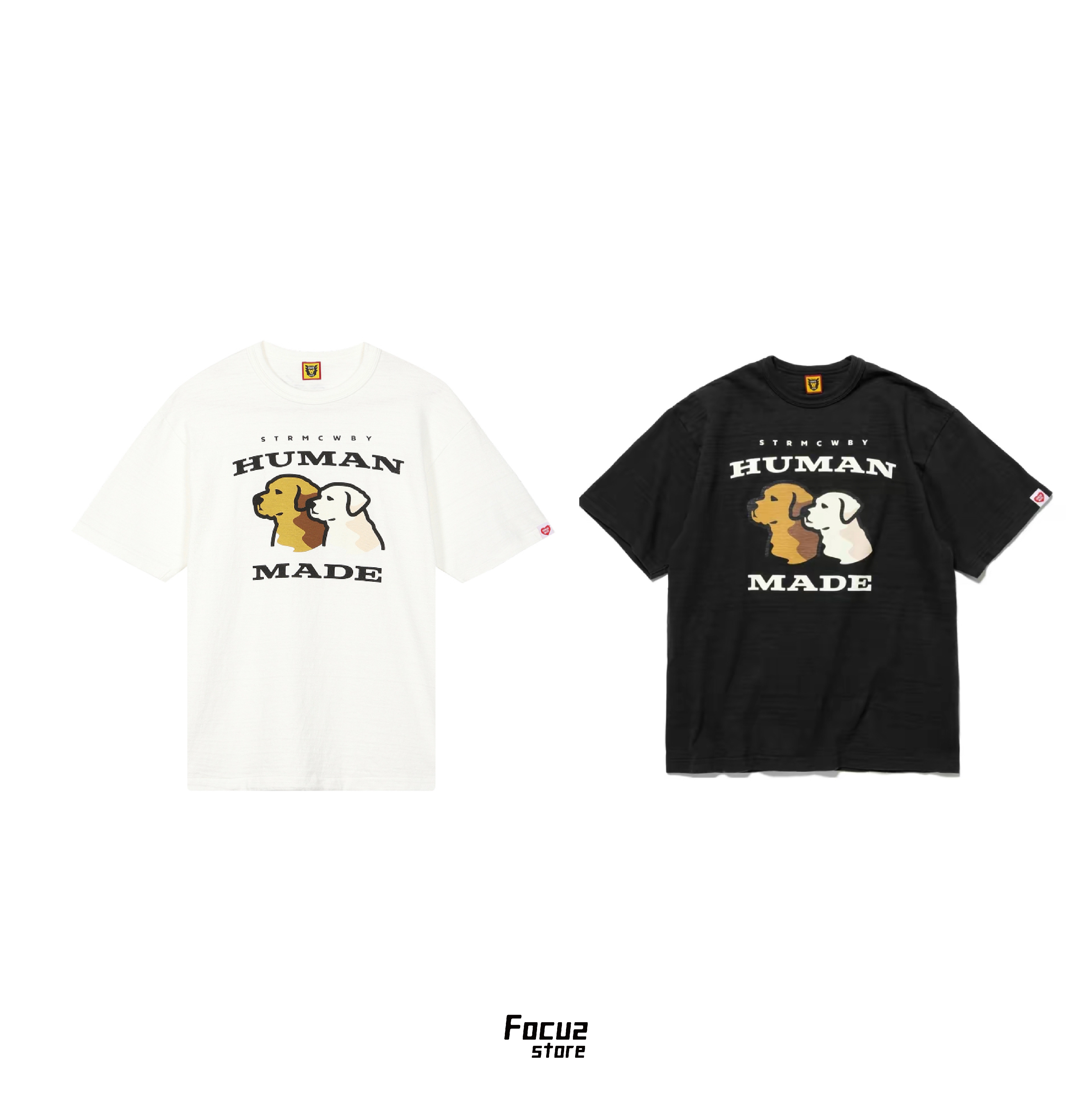 【Focus Store】現貨秒發 Human made SS23 Grapic Two Dogs Tee 兩色 拉布拉多 短袖 HM25TE013