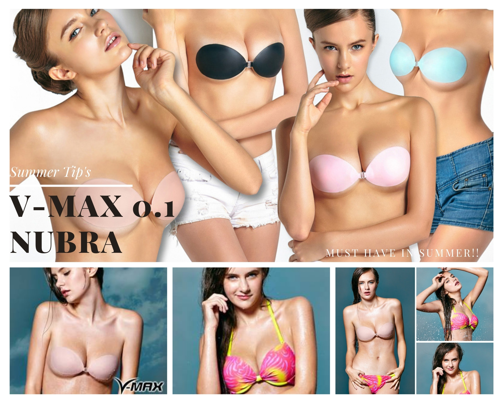 V-MAX 0.1超輕薄NUDE BRA-Nude