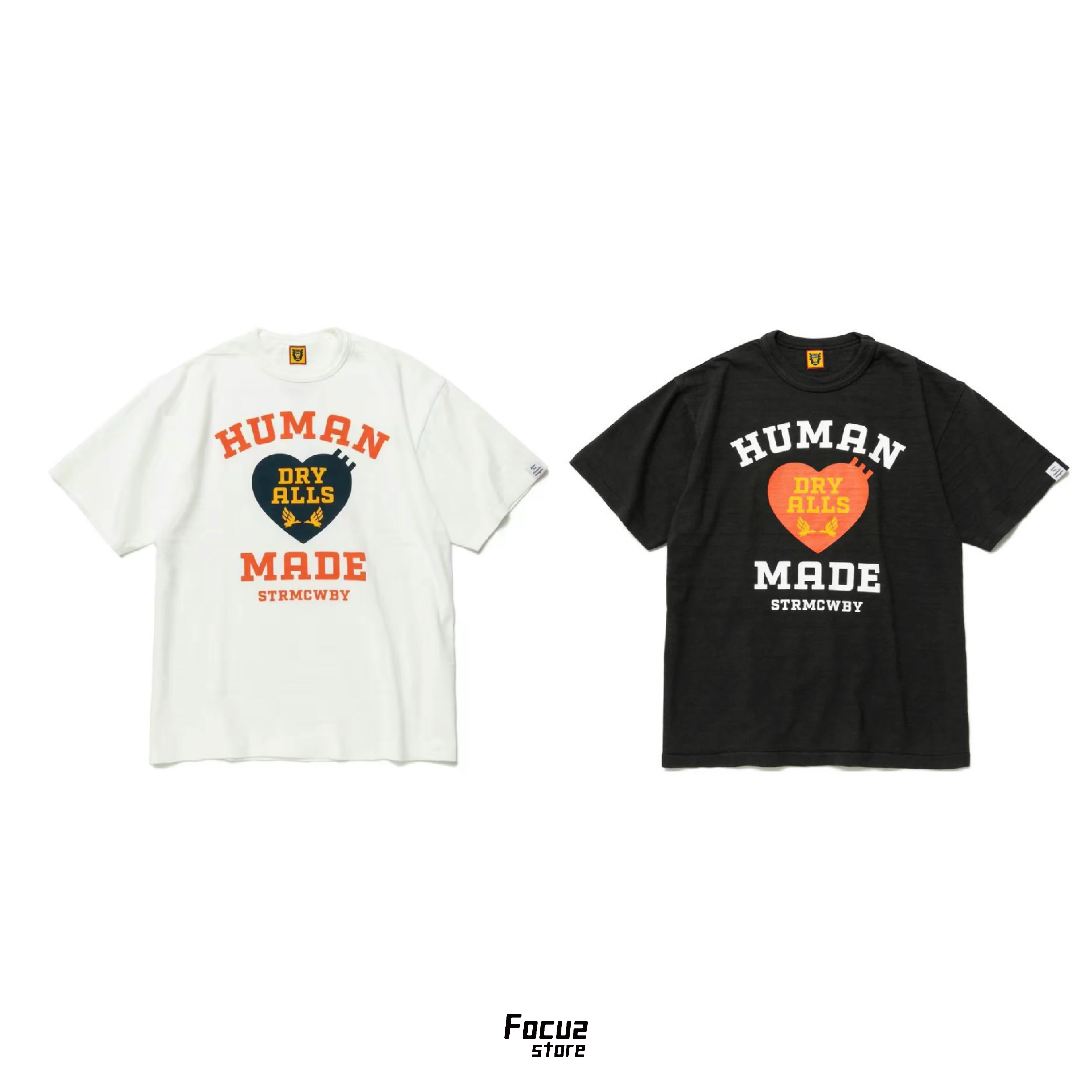 【Focus Store】現貨秒發 Human made SS23 Grapic Heart Tee 兩色 愛心 短袖 HM25TE009
